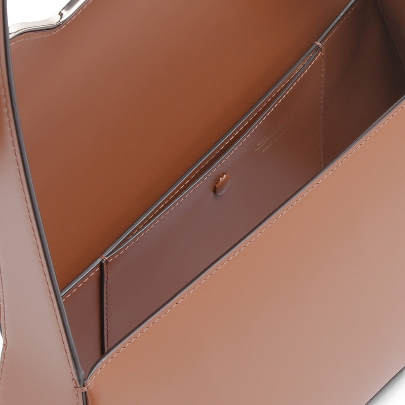 Brown leather ThePluto bag 4
