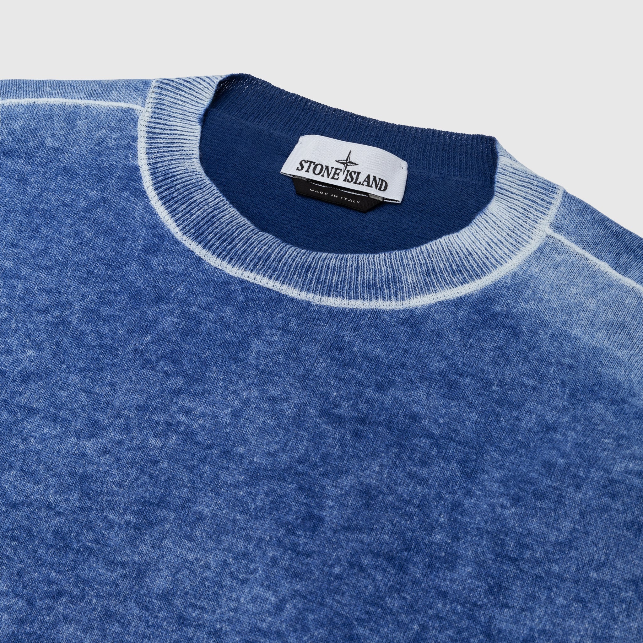 RAW HAND LIGHT COTTON CREWNECK SWEATER - 2