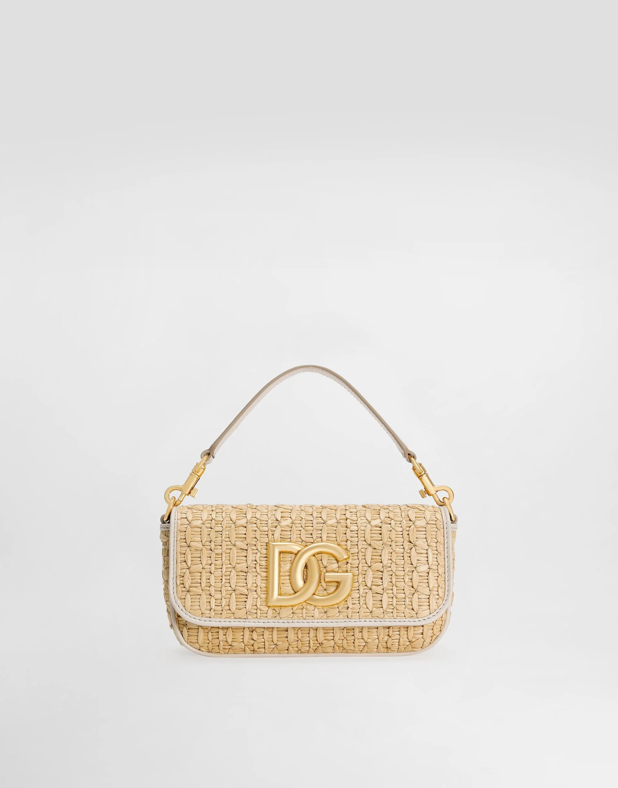 Rafia crochet shoulder bag - 1
