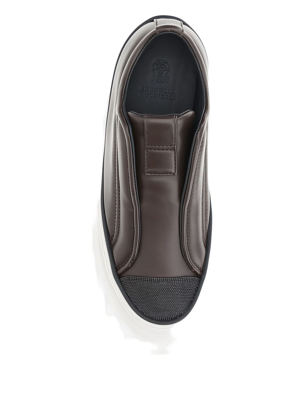 Monili-chain slip-on sneakers - 3