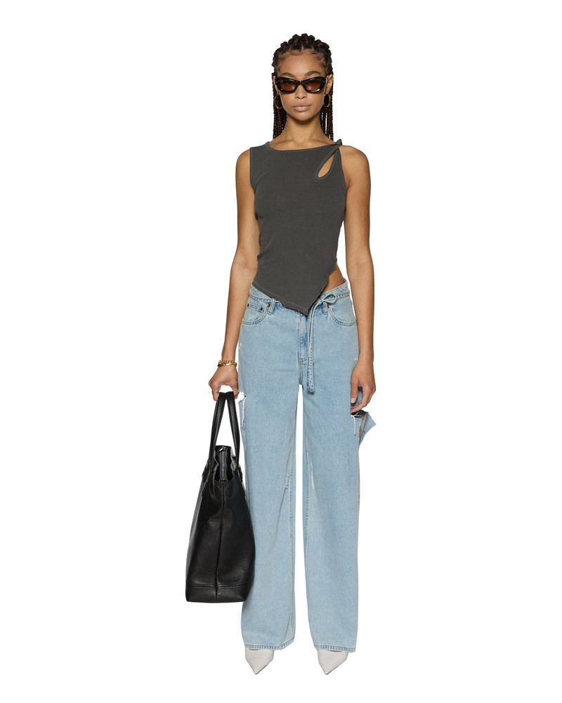 Ksubi TWISTED TANK CHARCOAL outlook