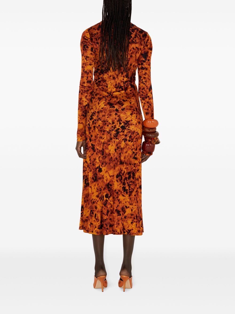 printed dress - 4