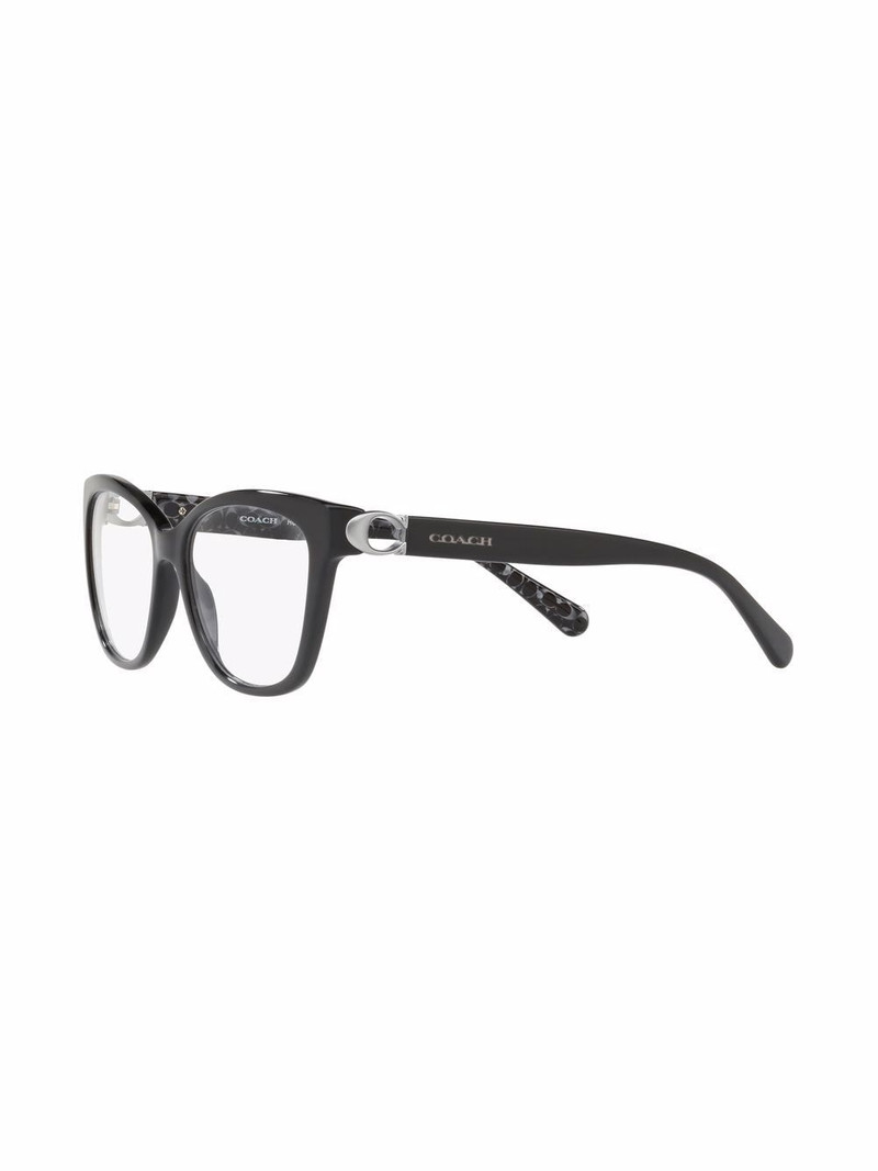 COACH rectangle frame glasses outlook