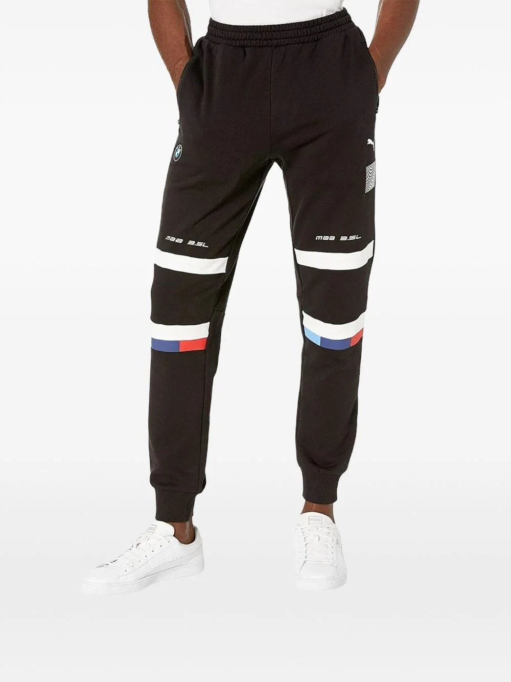 x BMW Motorsport stripe-detail track pants - 1
