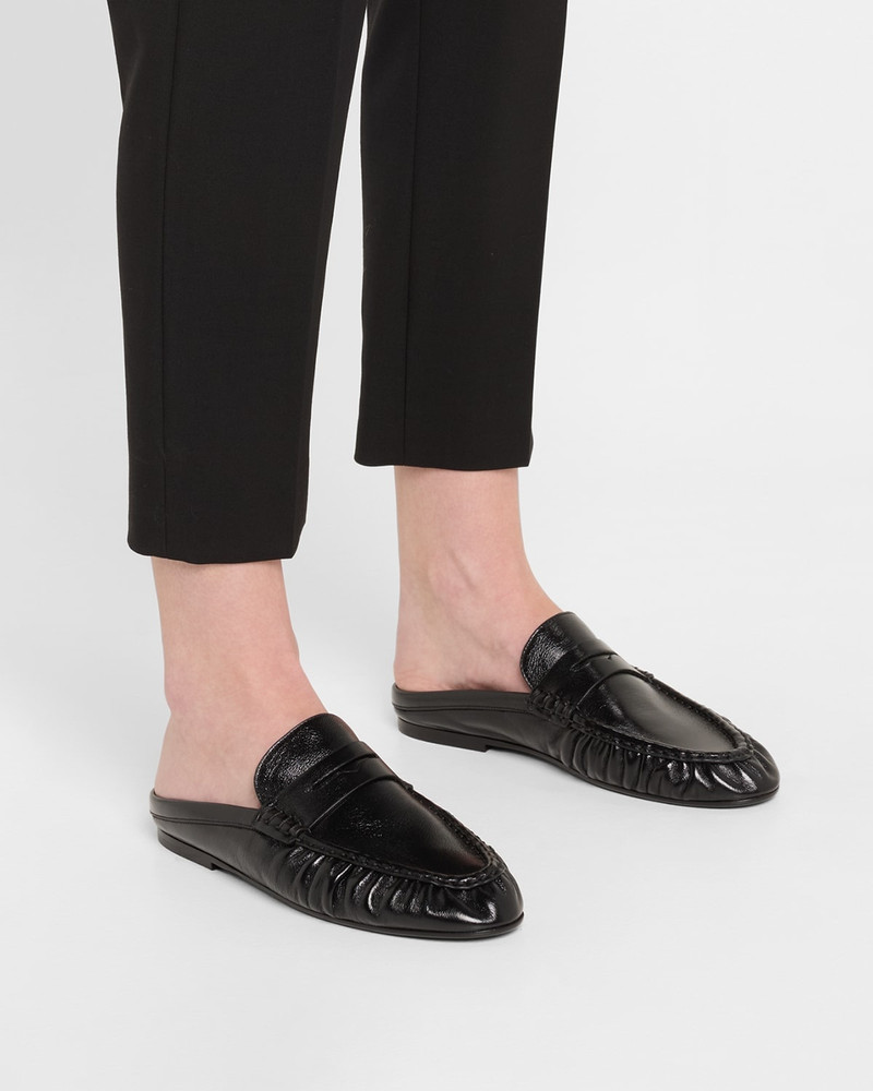 SAINT LAURENT Le Loafer 05 Leather Moccasin Loafer Mules outlook