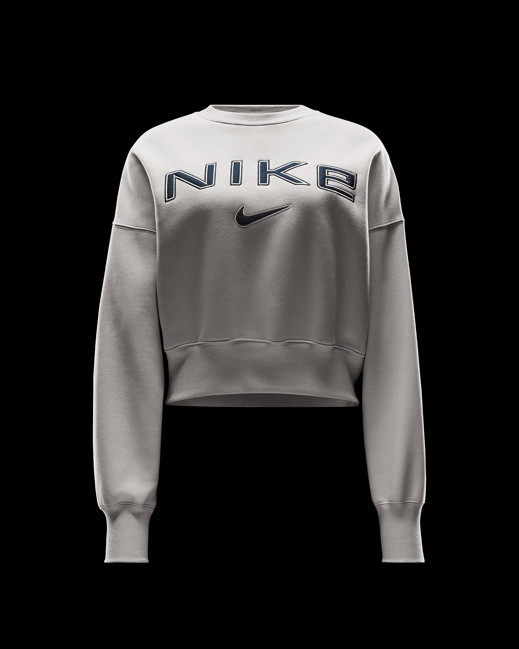 Nike Sportswear Phoenix Fleece Women's Over-Oversized Crew-Neck Logo Sweatshirt - 1