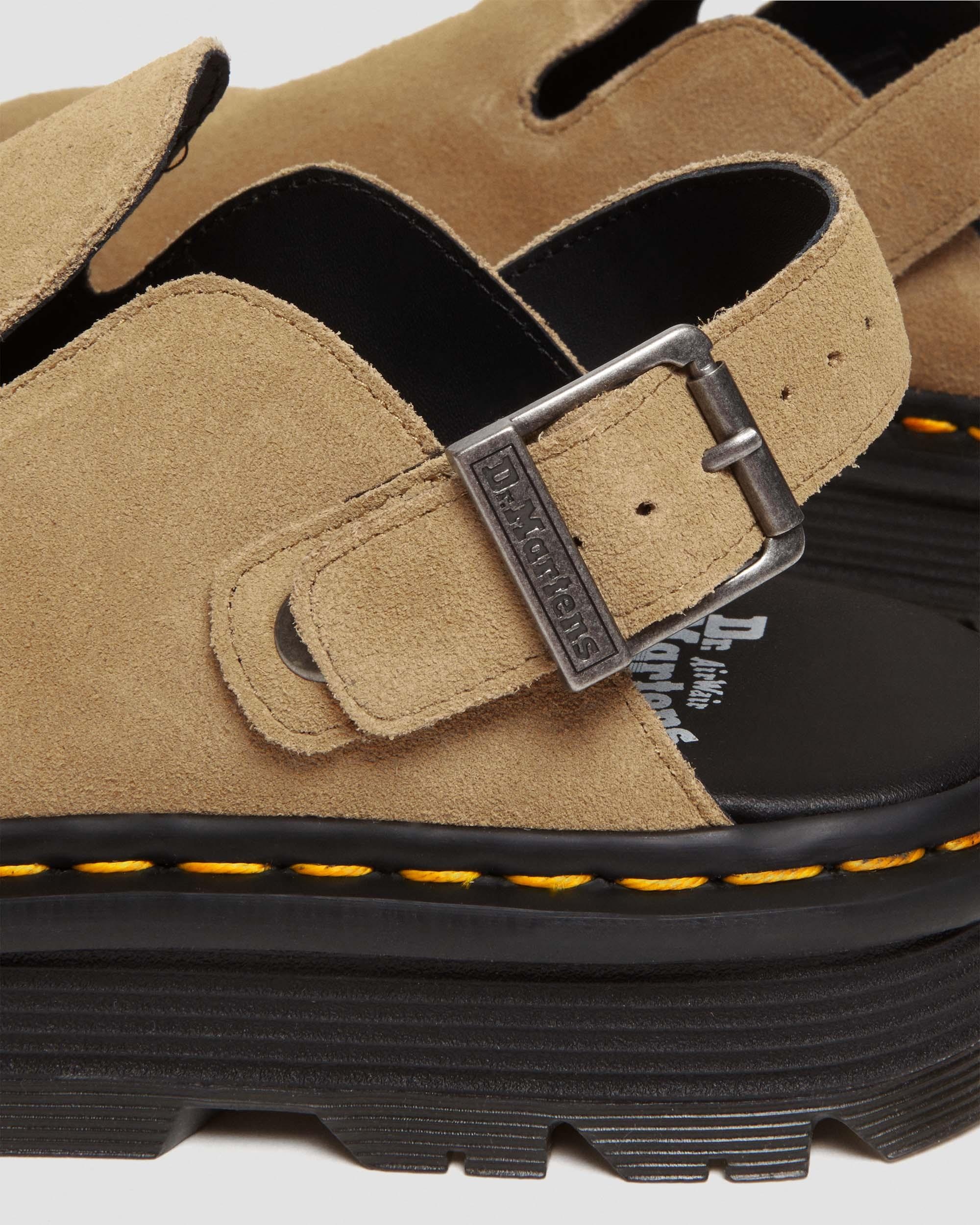 Zebzag Suede Slingback Platform Mules - 4