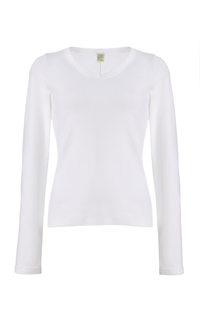 Jill Long-Sleeved Cotton Top 1