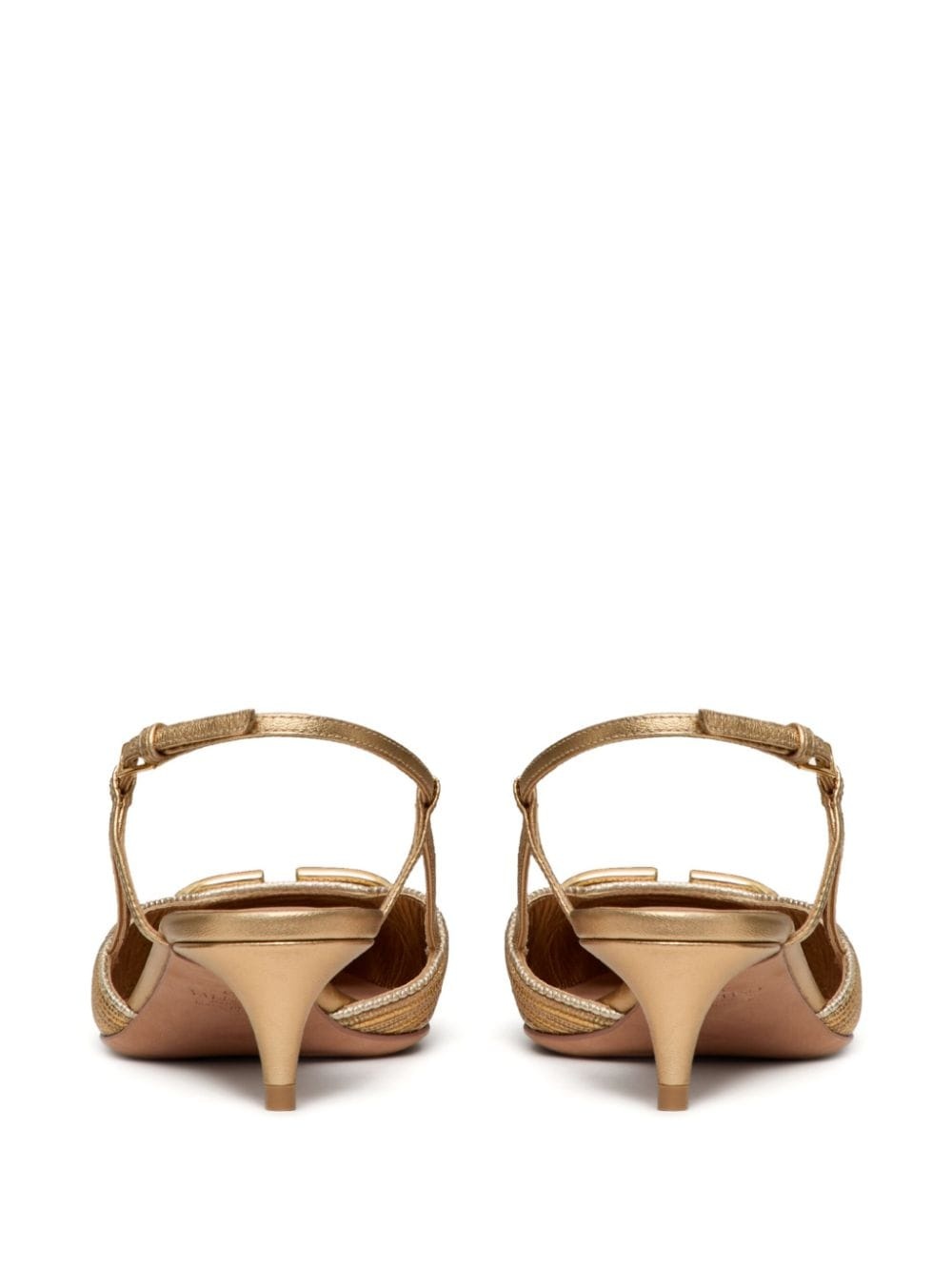 VLogo Signature slingback pumps - 3