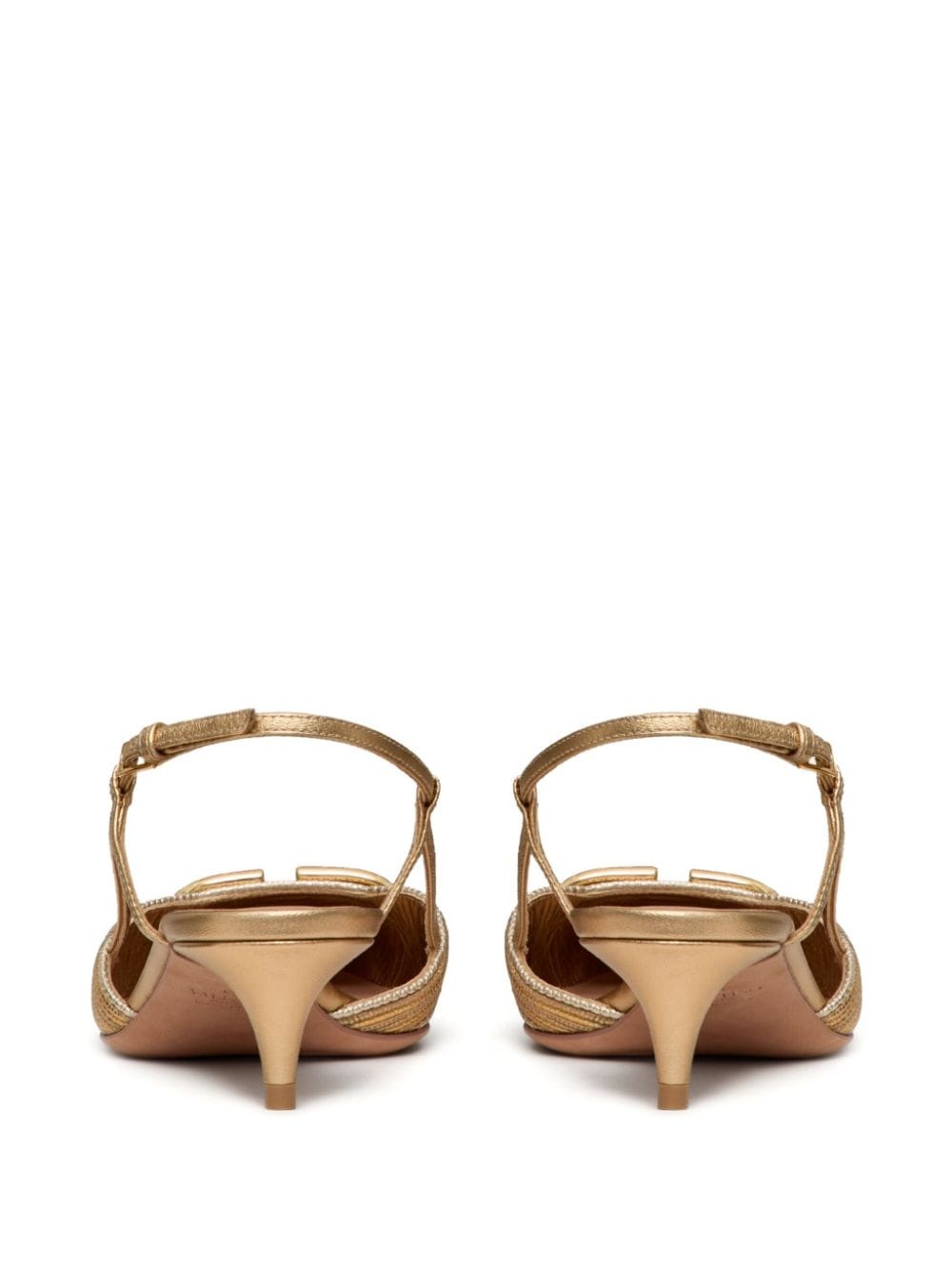 VLogo Signature slingback pumps - 3