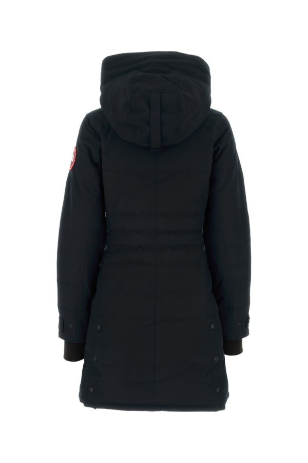 Black nylon Lorette down jacket - 2