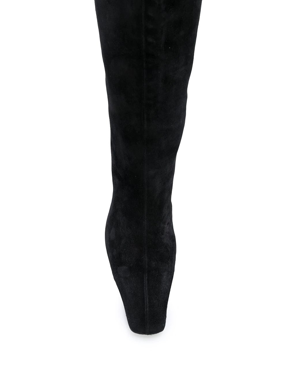 pointed toe knee-length boots - 4