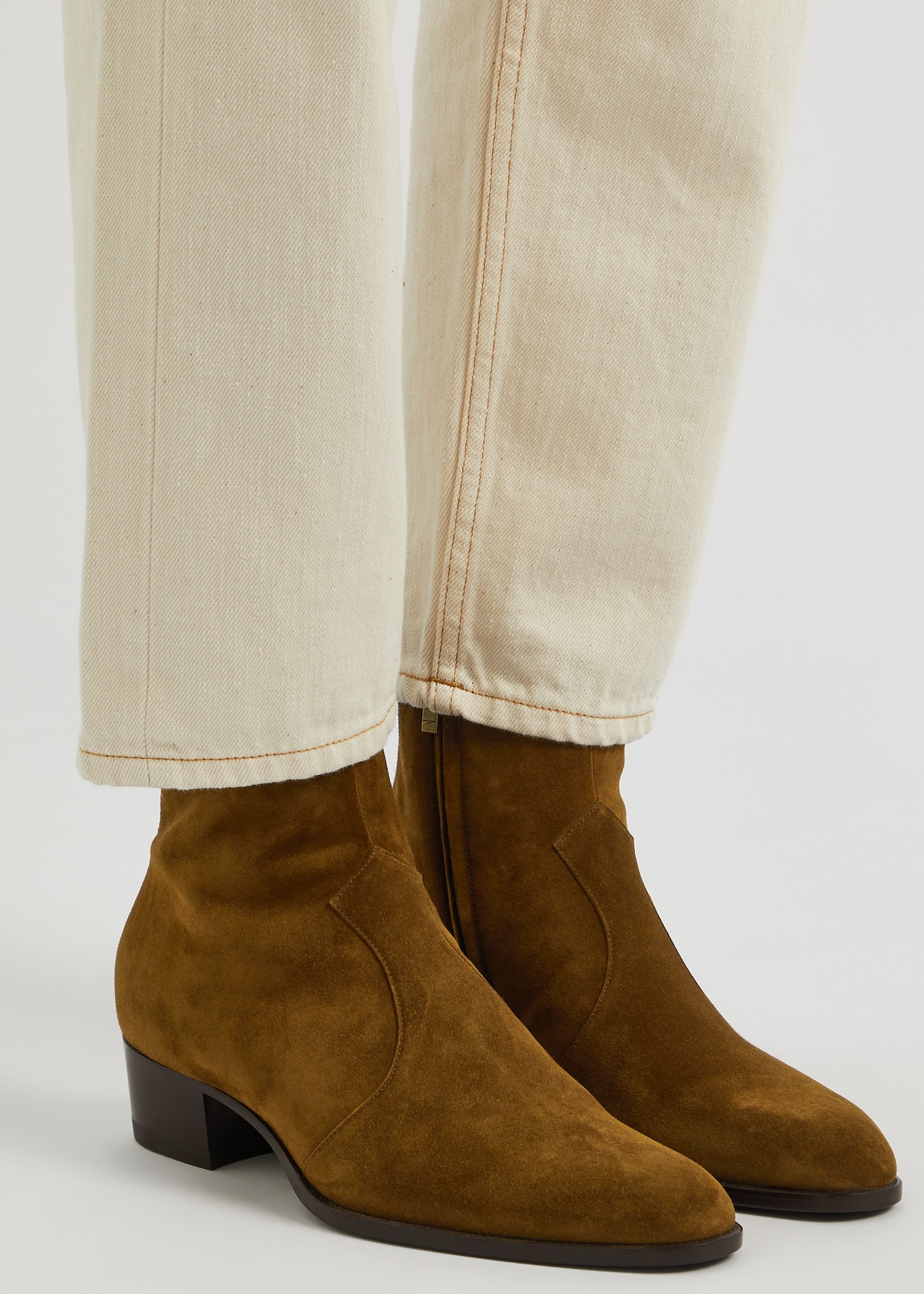 Wyatt 40 suede ankle boots - 5