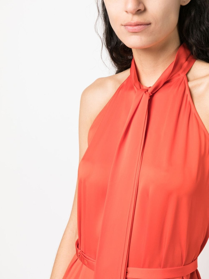 V-neck sleeveless shirt dress 5