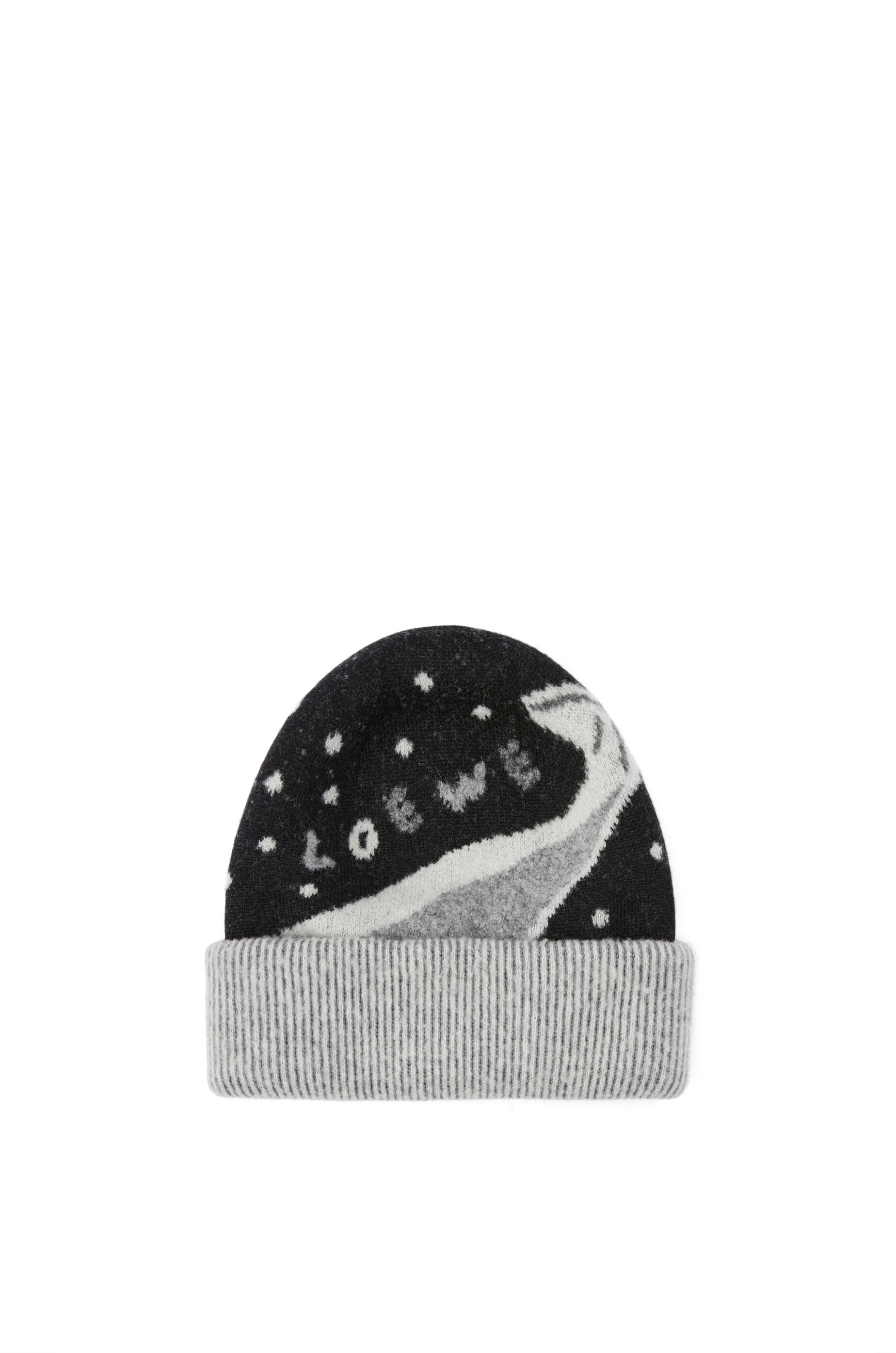 Whale beanie in wool - 1