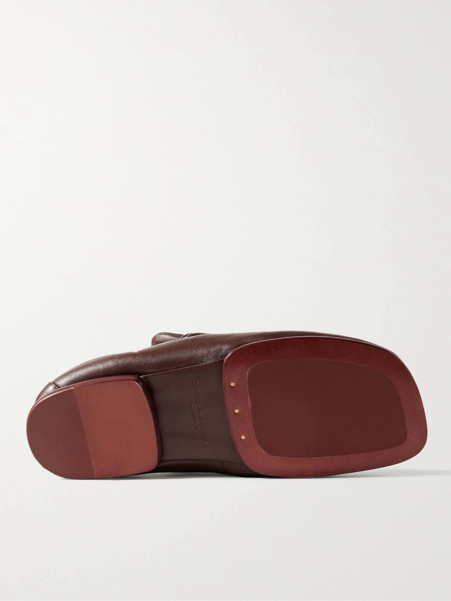 Padded Leather Loafers - 7