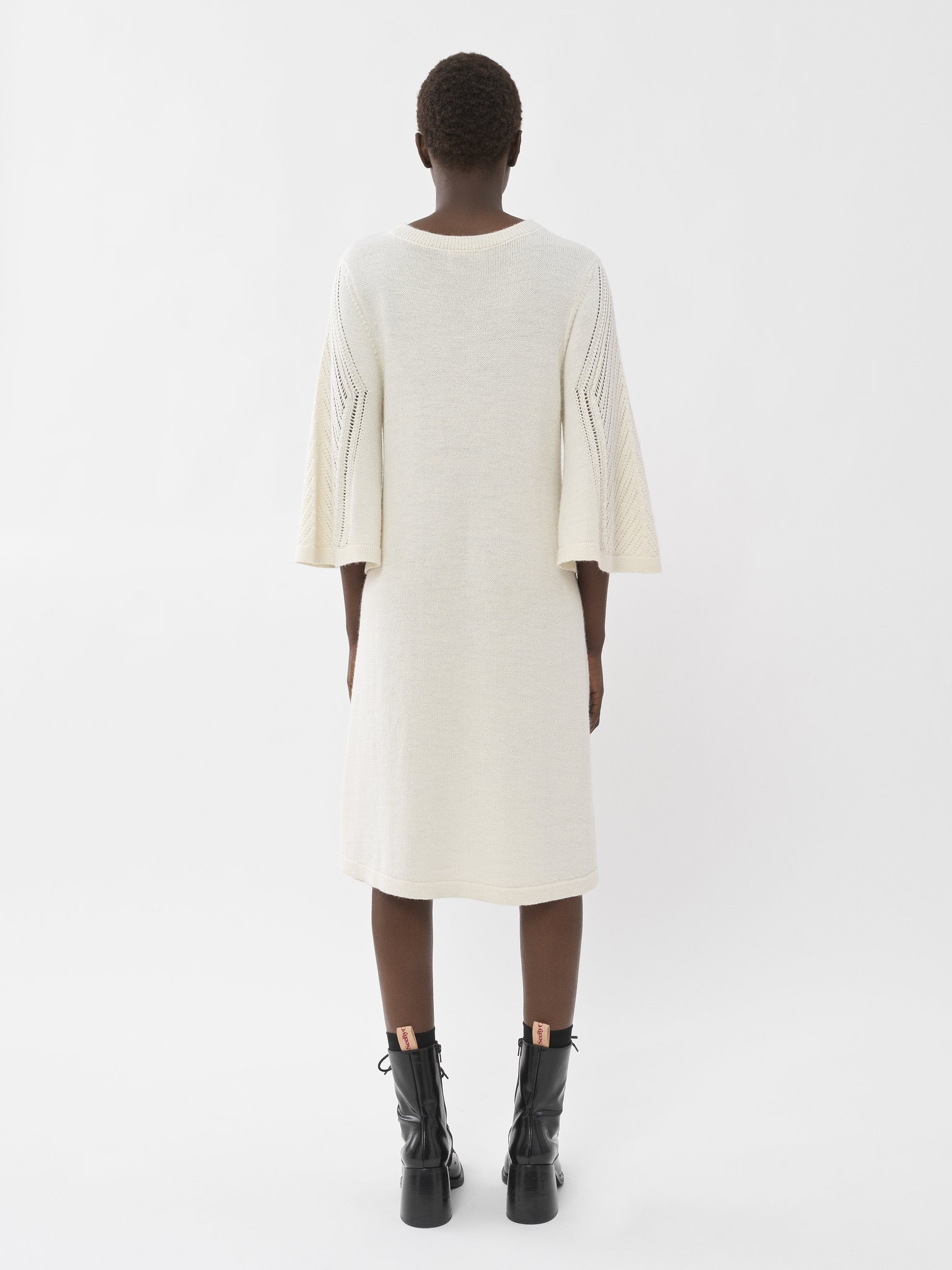 OPEN STITCH DRESS - 4