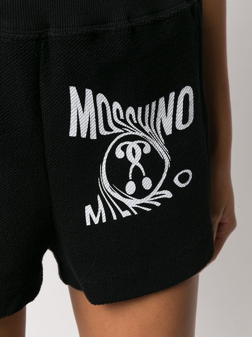 elasticated logo-print shorts - 5
