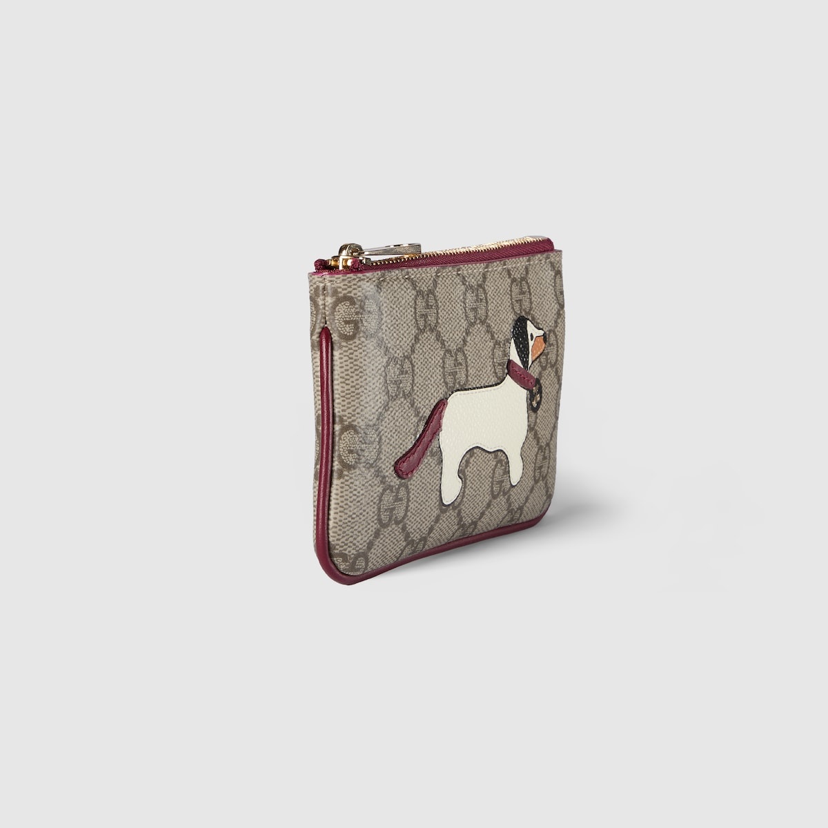 GG key case with dog detail - 3