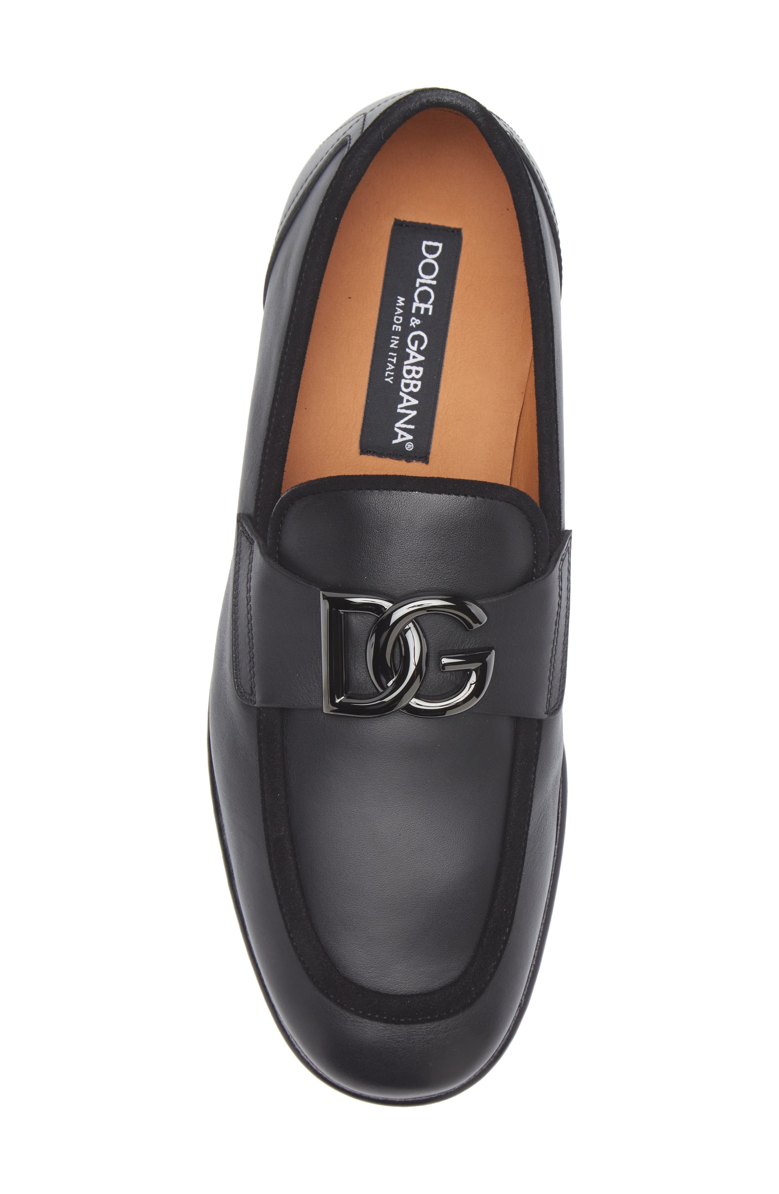 Dolce&Gabbana Dorada Crosta Loafer in Nero at Nordstrom - 5
