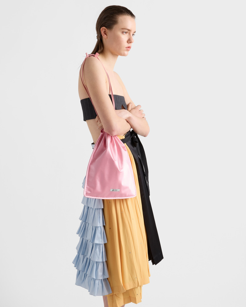 Prada Wish silk duchesse pouch 7