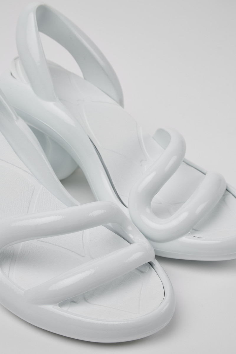 White unisex sandals 2