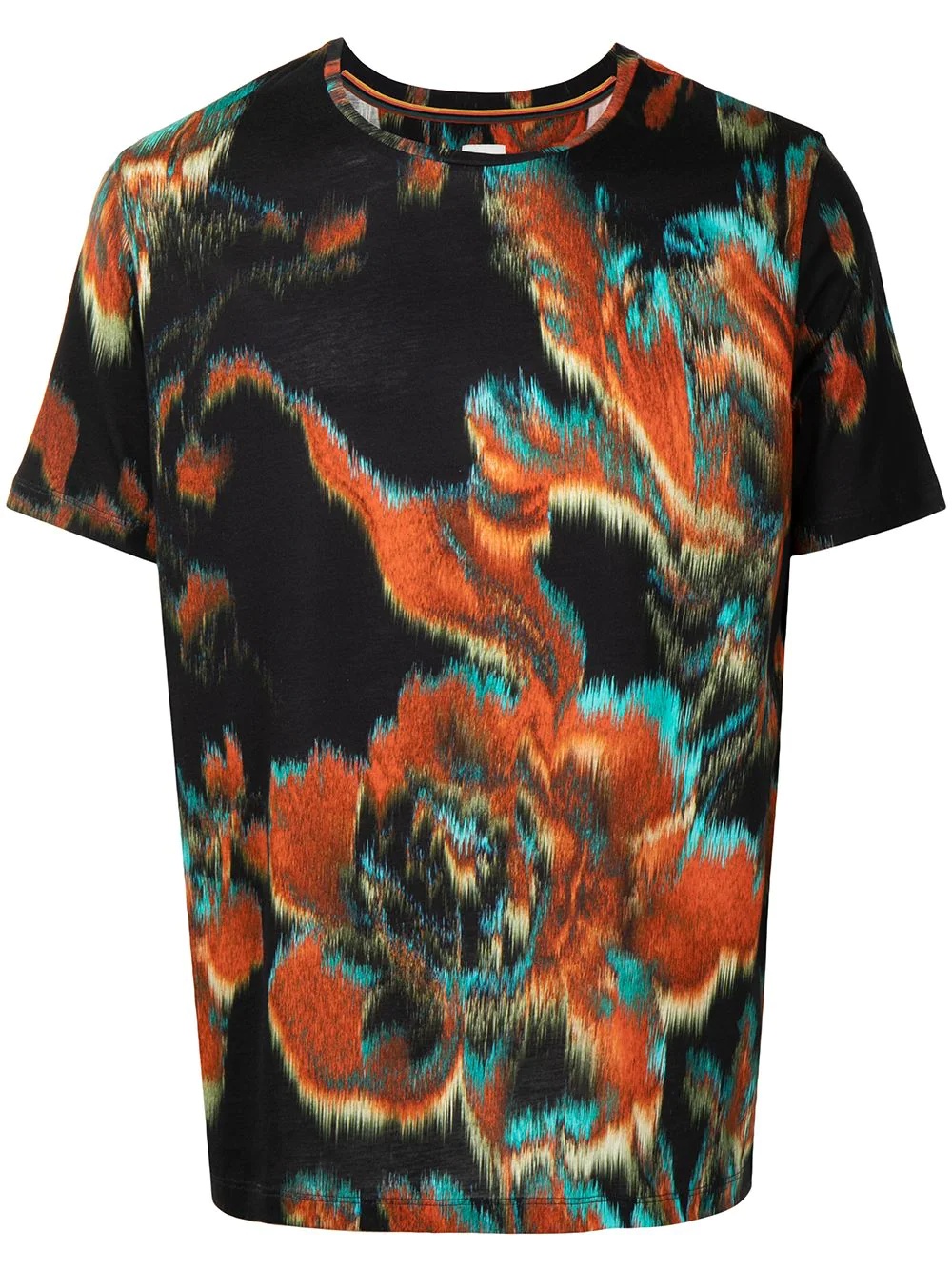 abstract-print cotton T-Shirt - 1