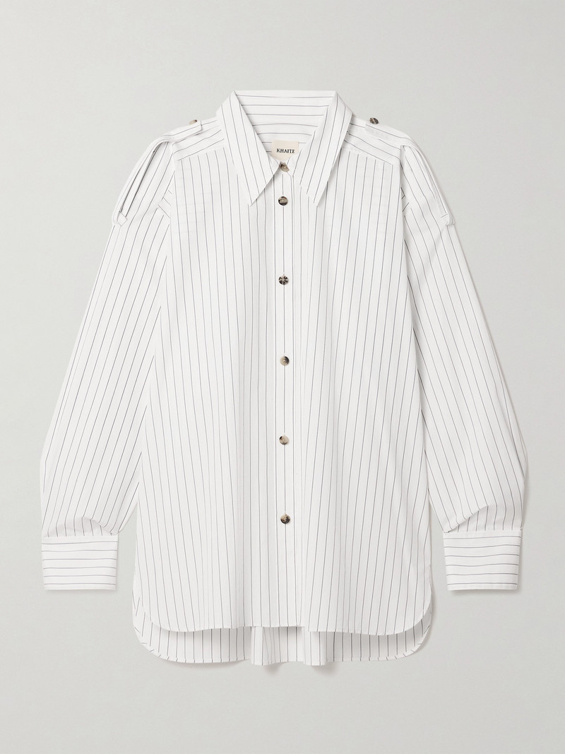 Tamal Oversized Striped Cotton-poplin Shirt 1