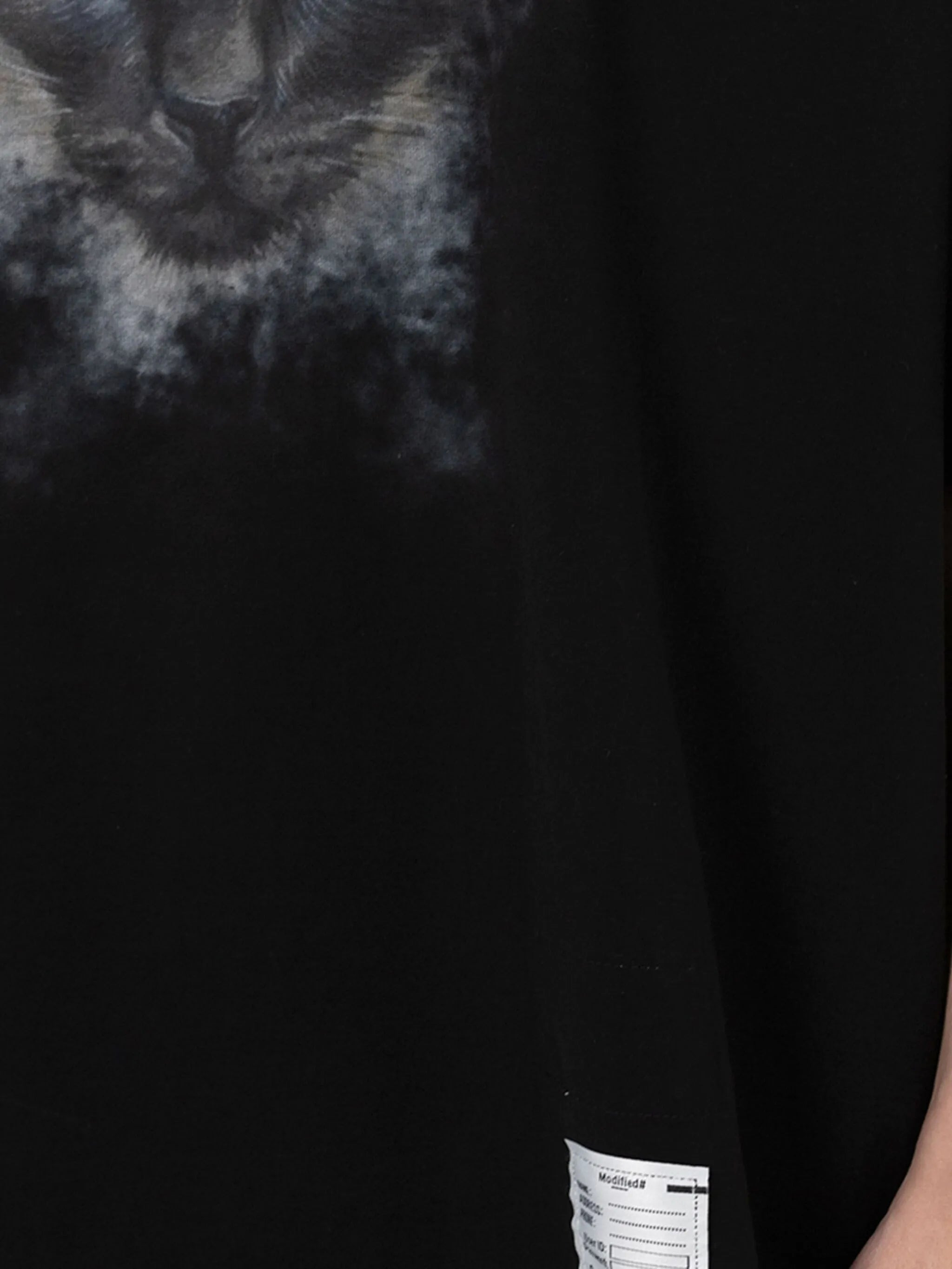 Maison Mihara Yasuhiro Cat-print Text-detail T-shirt - 3