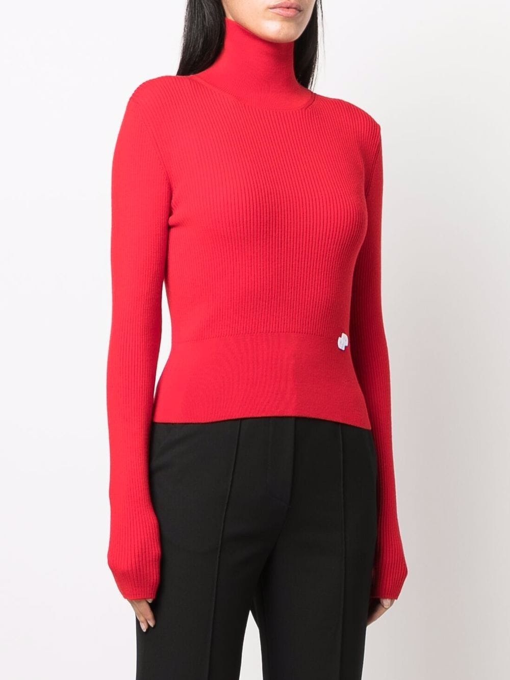 merino-blend mock-neck jumper - 5