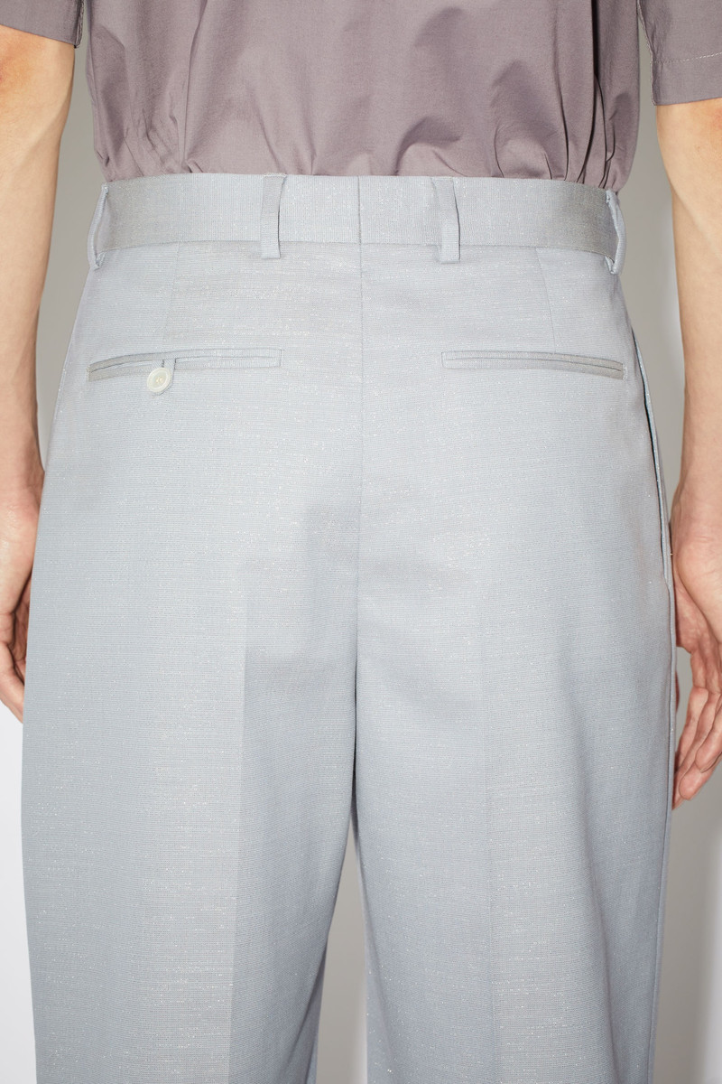 Lurex suit trousers - Dusty blue 5