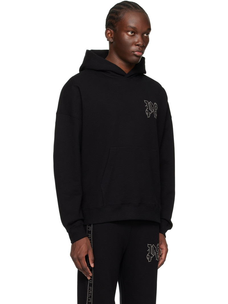 Black Milano Stud Hoodie 2