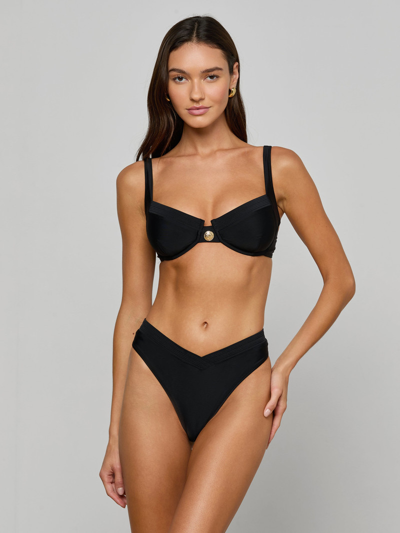 L'AGENCE Adrienne Bikini Top outlook
