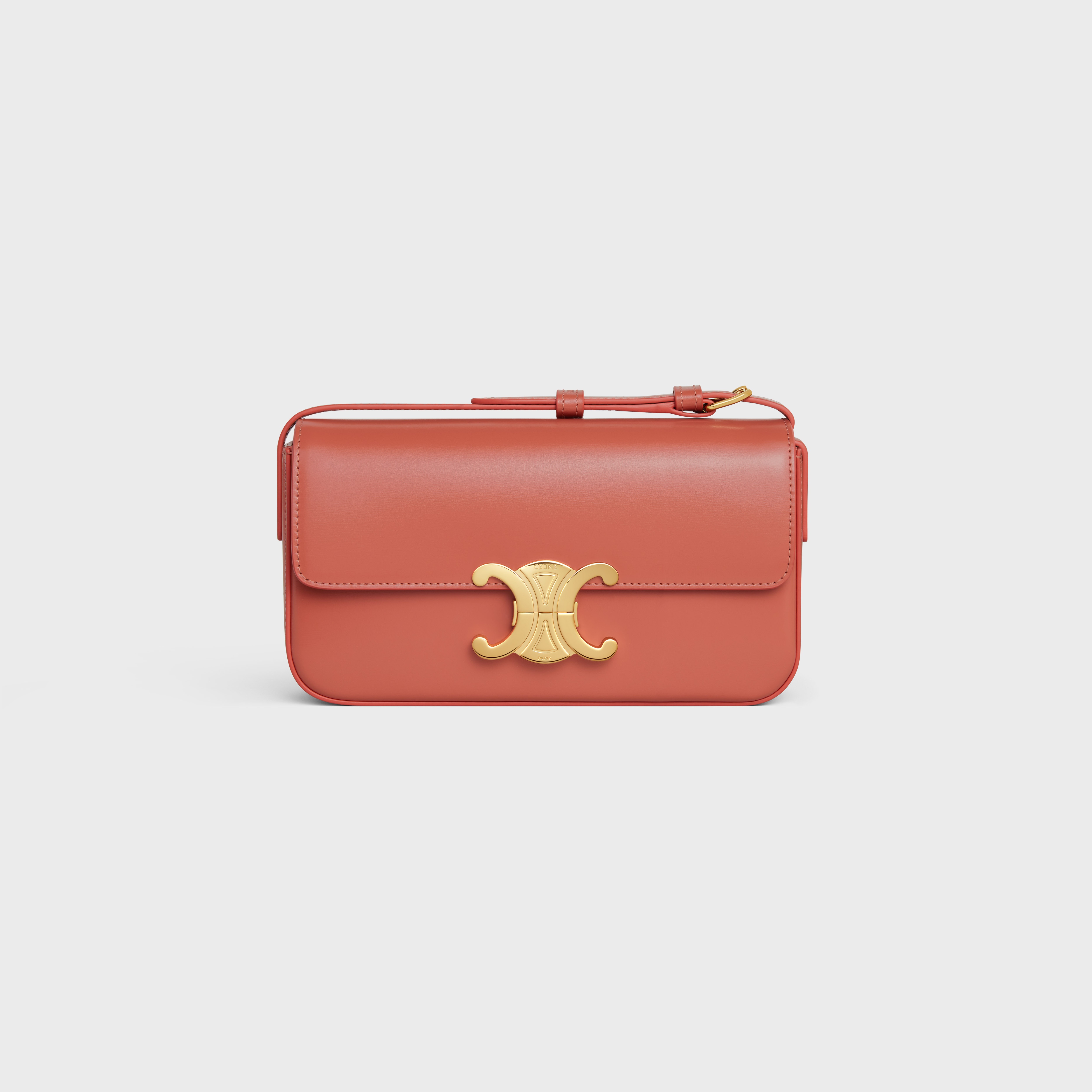 Shoulder Bag Triomphe in shiny calfskin - 1
