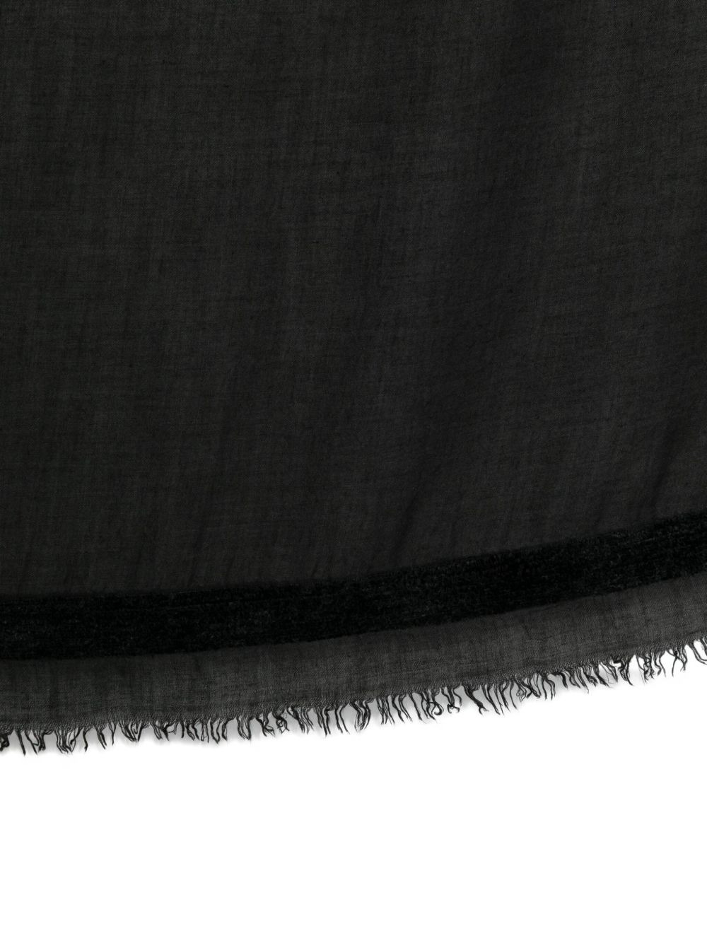 fringed-trim scarf - 3