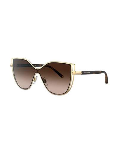 Dolce & Gabbana gradient cat eye sunglasses outlook