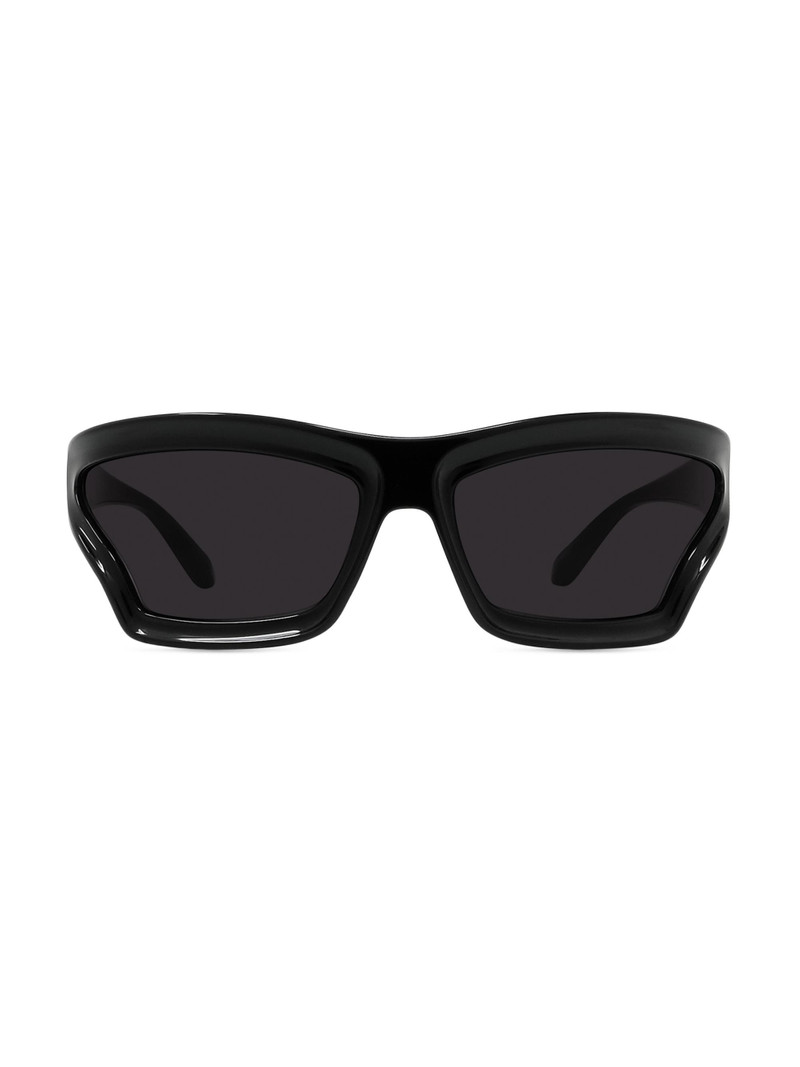 Men's x Paula's Ibiza Mask Sunglasses - Black Dark Grey 1