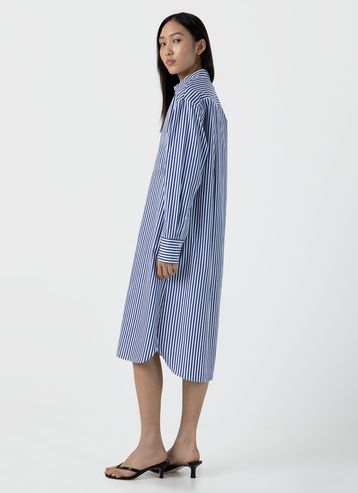 Cotton Poplin Shirt Dress - 1