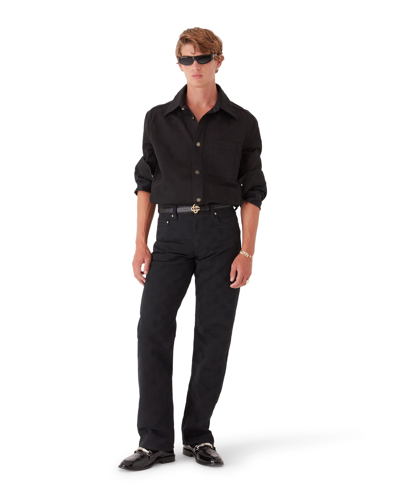 Denim Monogram Overshirt | Casablanca Paris - 2