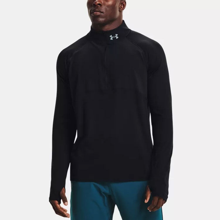 Under Armour Qualifier Run 2.0  Zip Sweatshirt 'Black' 1365662-001 - 3
