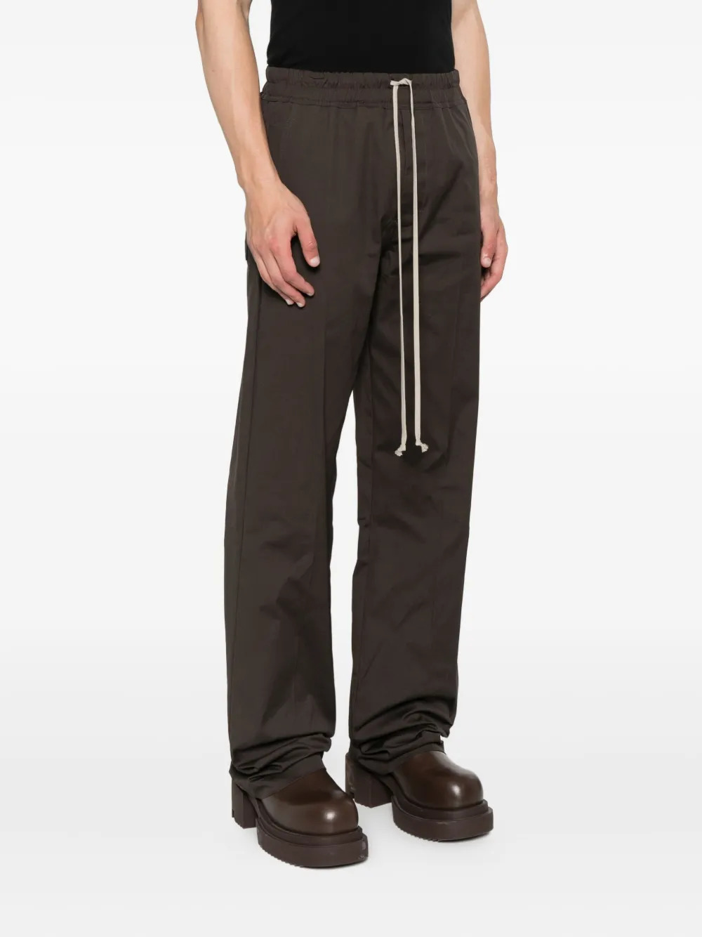 RICK OWENS - Men Heavy Poplin Dietrich Drawstring Pant - 2