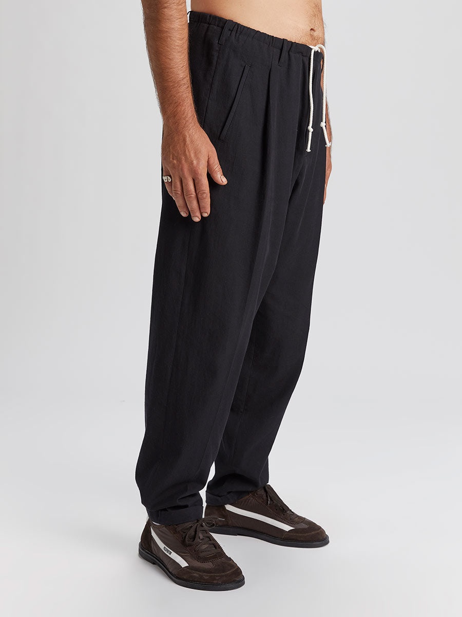 New People's Pijama Pants Black - 4