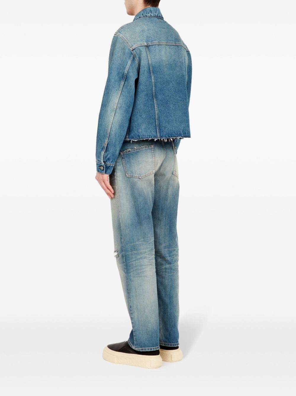cotton denim jacket - 5