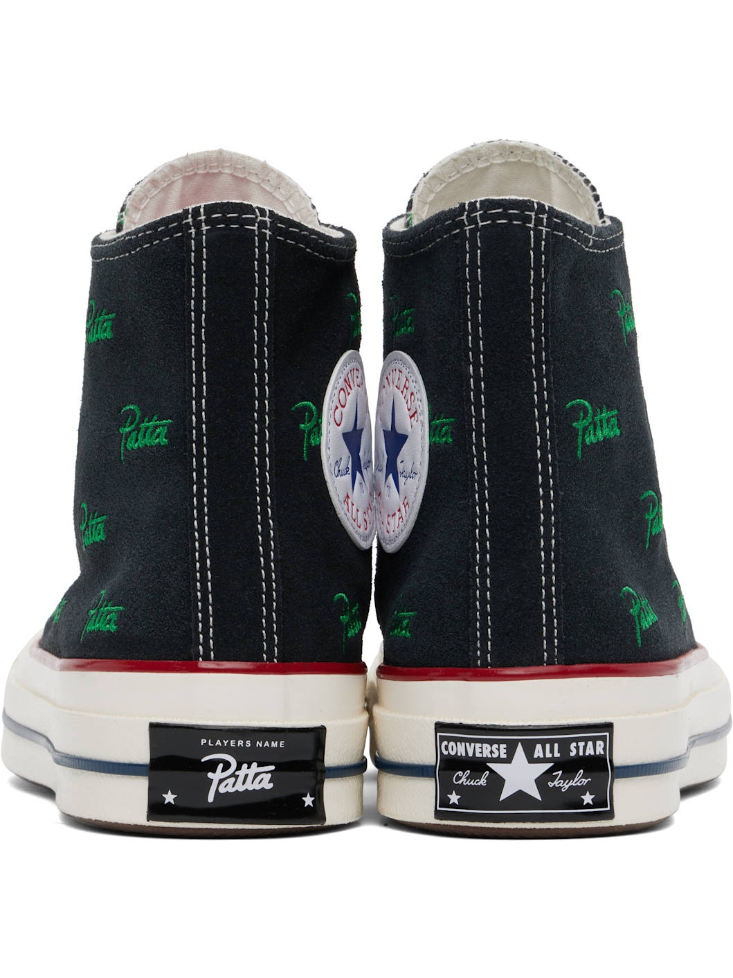 Black Patta Edition Chuck 70 High Top Sneakers - 2