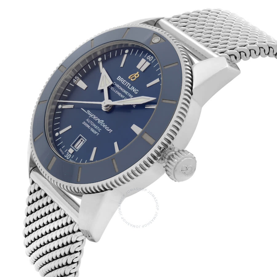 Pre-owned Breitling Superocean Heritage Automatic Chronometer Blue Dial Men's Watch AB2020161C1A1 - 3