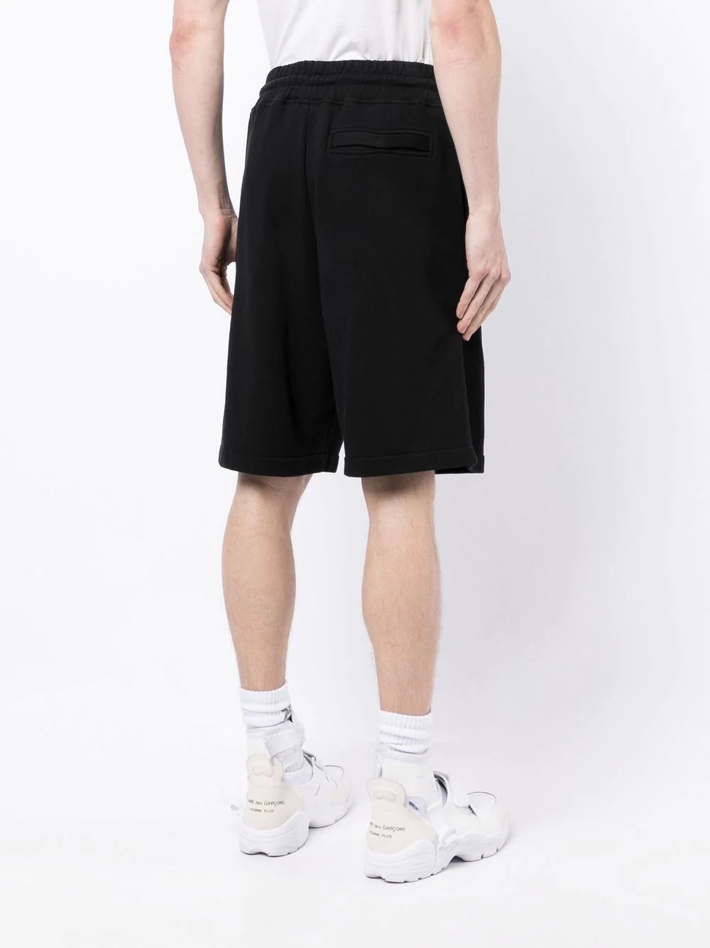 drawstring-waist shorts - 4