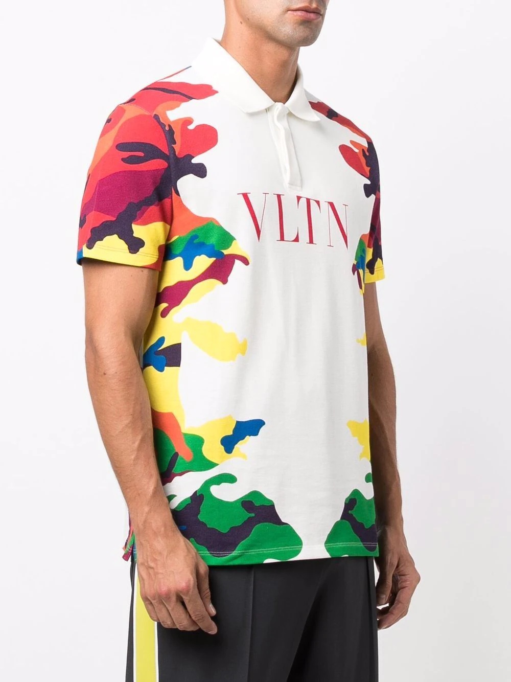 CAMOU7-print polo shirt - 3