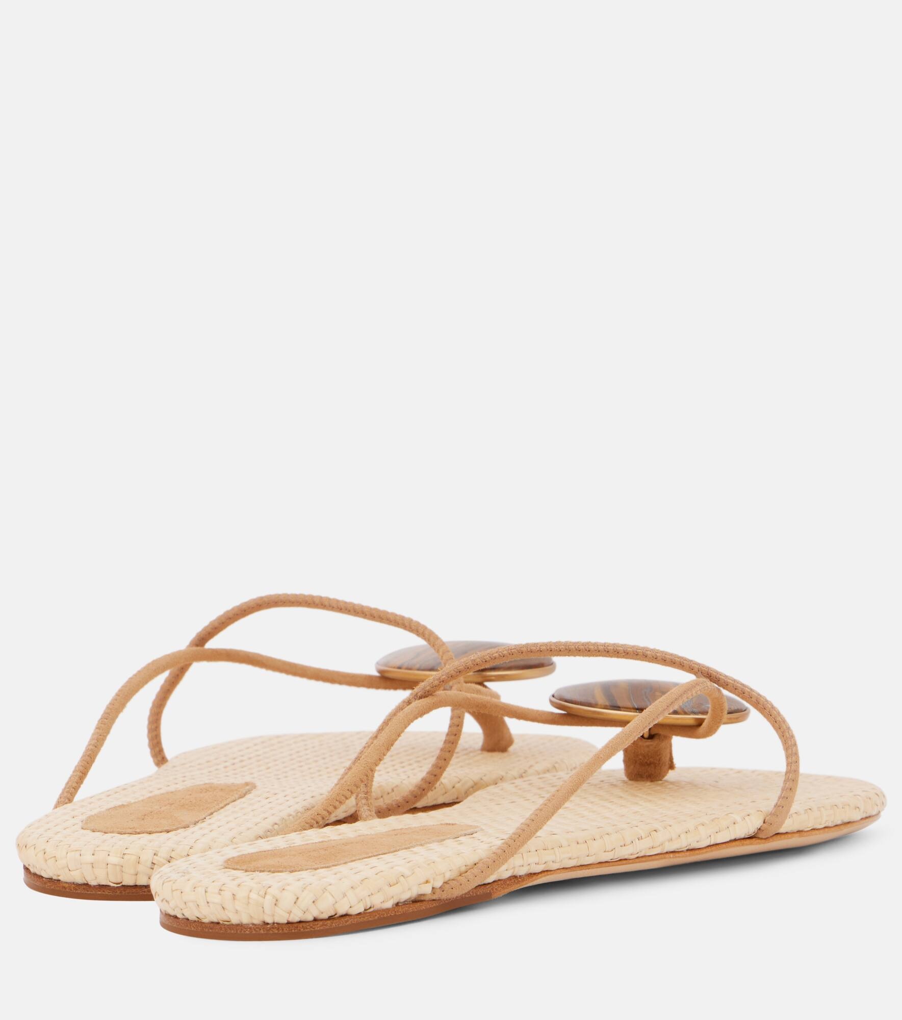 Doma suede thong sandals - 2