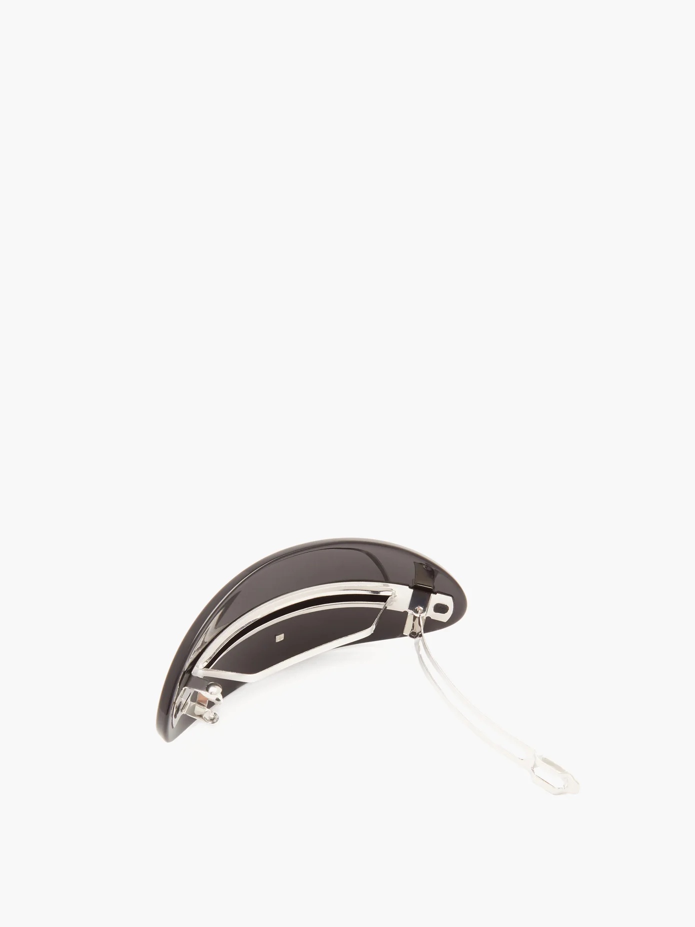 Curved acetate hair clip - 4