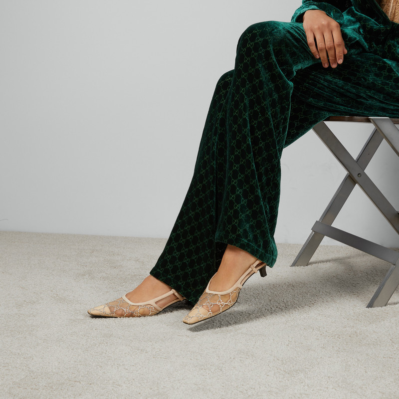 Women's GG slingback pump 3